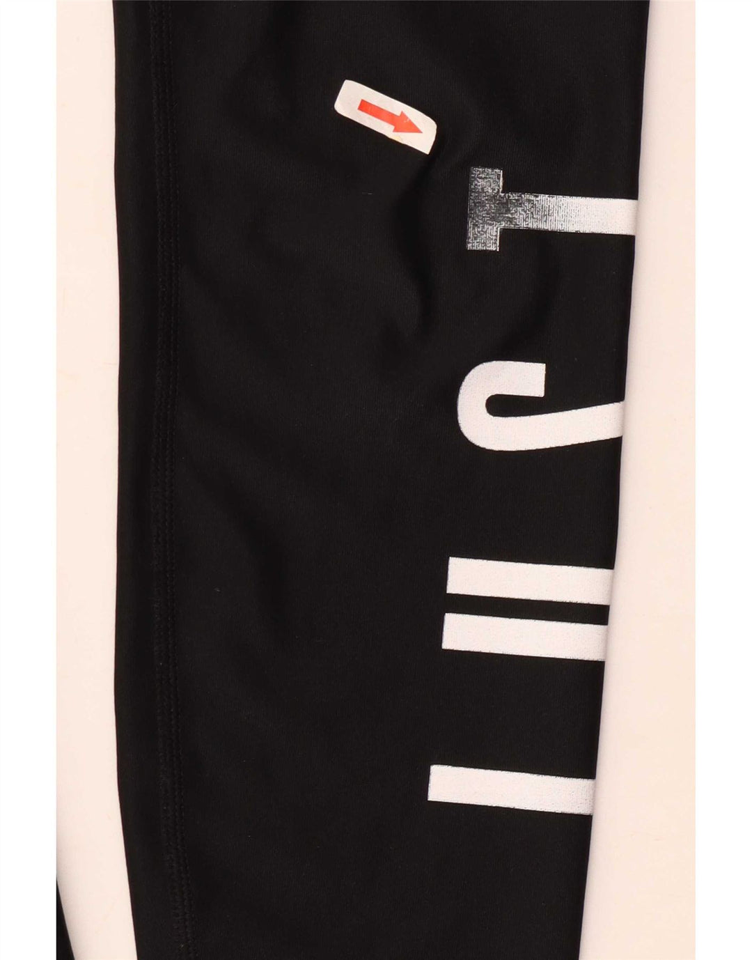 Nike Damen Dri Fit Graphic Leggings UK 4 XS Schwarz Polyester
