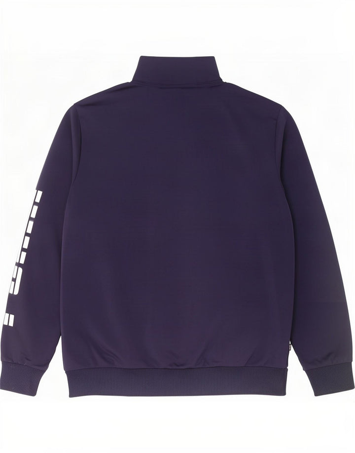 Puma Herren-Trainingsanzug mit grafischem Oberteil, groß, marineblau, Polyester