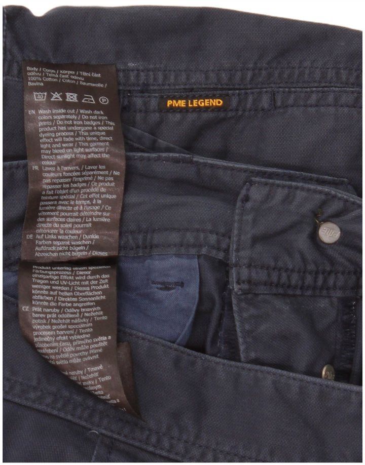 Pme Legend Herren Cargoshorts W34 Große marineblaue Baumwolle