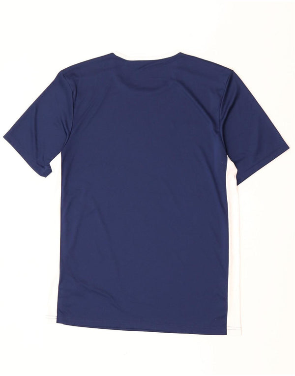 Adidas Herren Aeroready T-Shirt Top Large Marineblau Colourblock Polyester