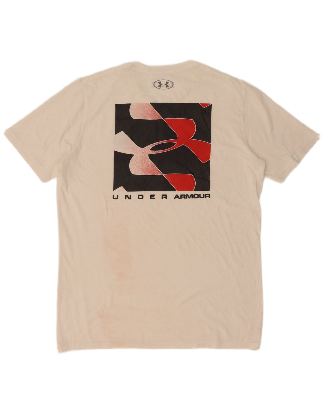 Under Armour Herren Heat Gear Graphic T-Shirt Top Mittelweiß