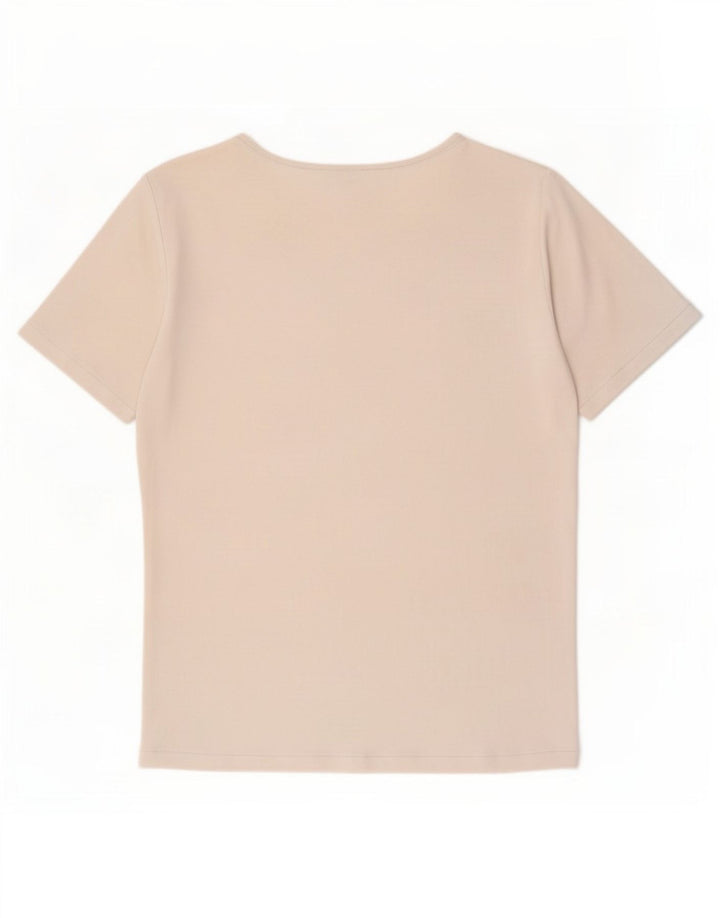 Cos Herren T-Shirt Top Medium Off White Baumwolle
