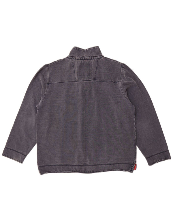 Crew Clothing Herren-Sweatshirt mit Reißverschluss, 2XL, Marineblau, Baumwolle