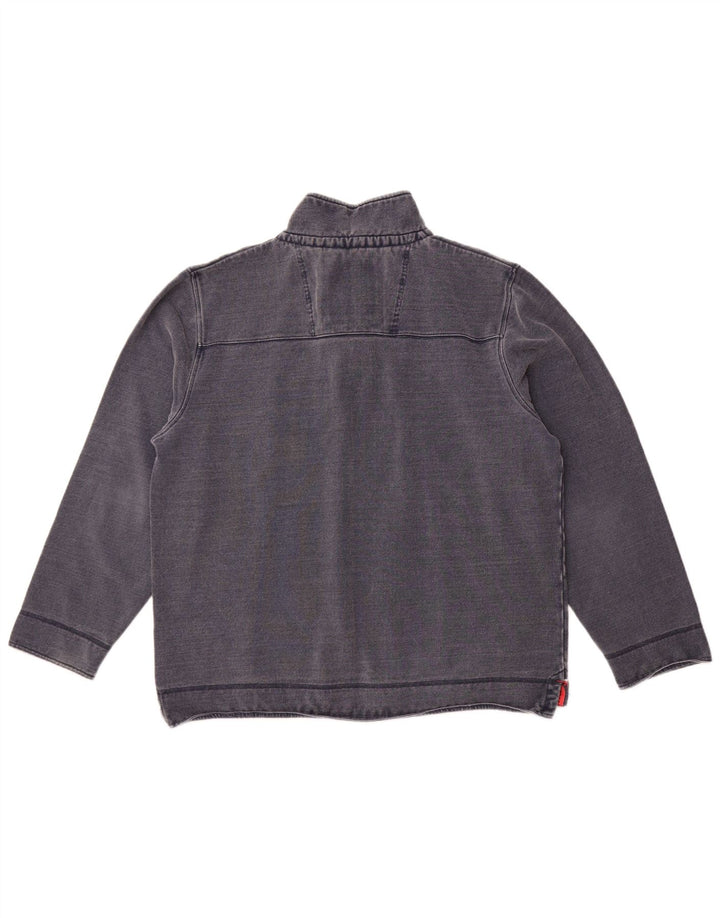 Crew Clothing Herren-Sweatshirt mit Reißverschluss, 2XL, Marineblau, Baumwolle