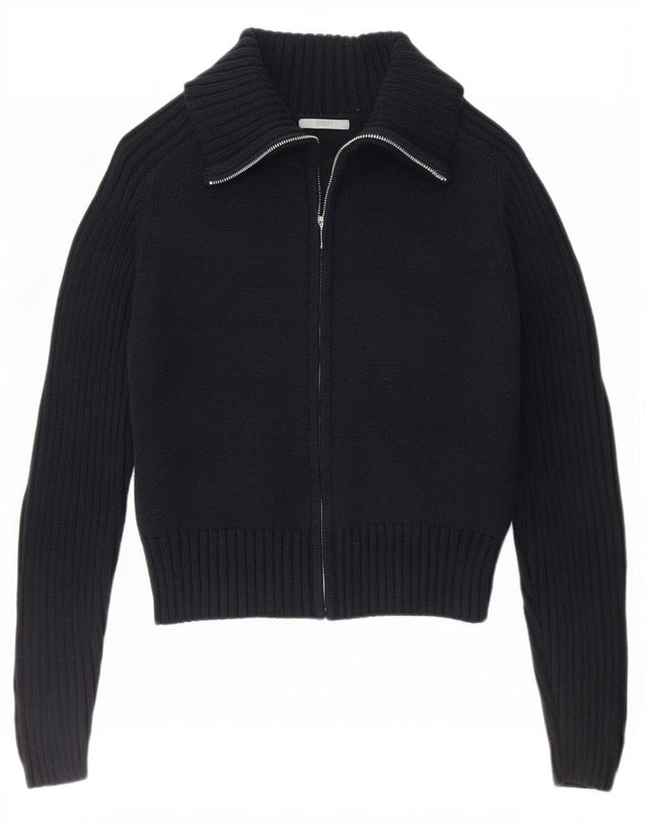 Marks & Spencer Damen-Cardigan mit durchgehendem Reißverschluss, Gr. 14, Marineblau