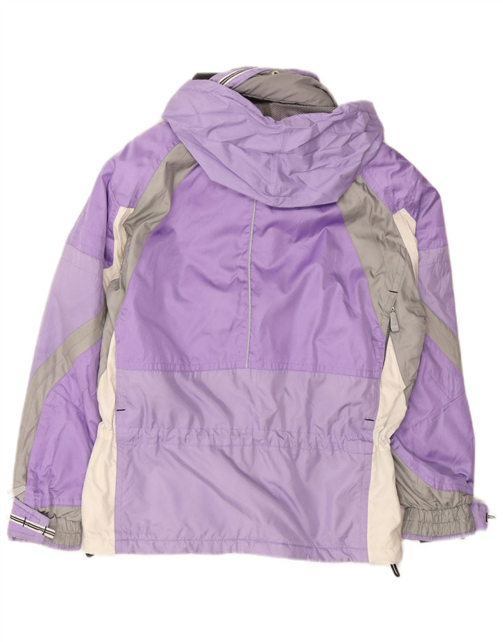 Killy Skijacke mit Kapuze für Damen, UK 10, Größe S, Lila, Farbblock-Polyester