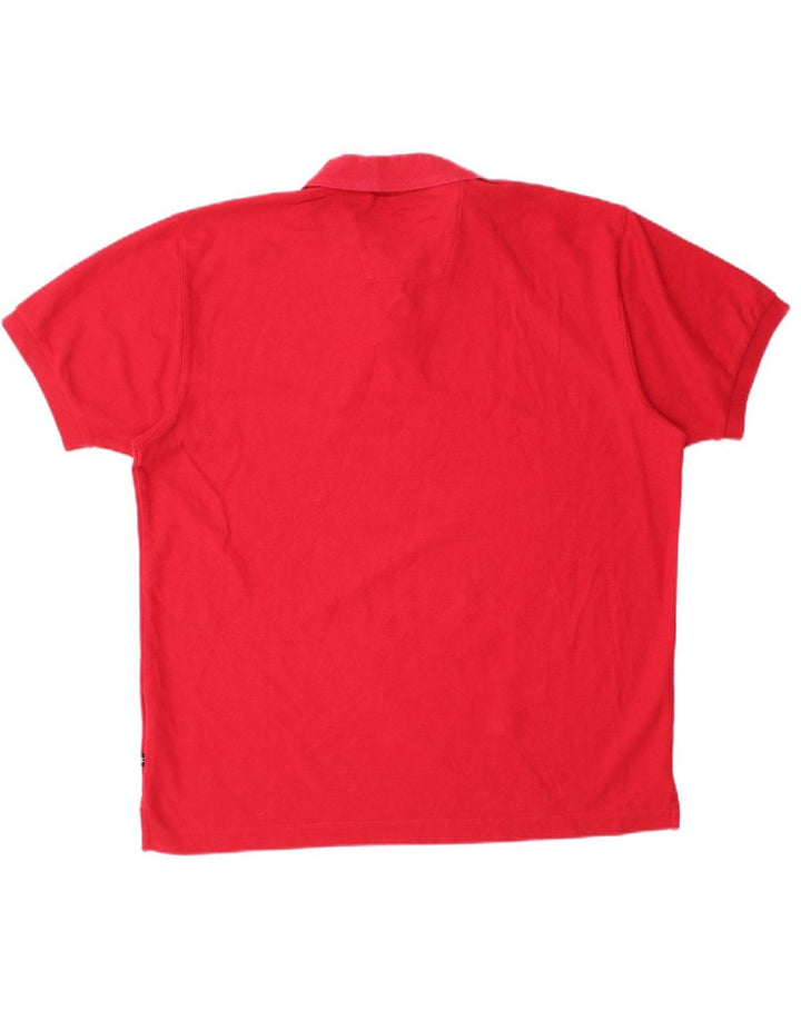 NAUTICA Mens Polo Shirt 2XL Red Cotton