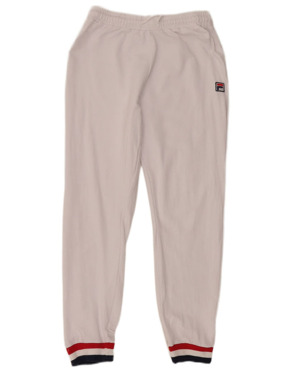 Fila Damen-Trainingshose, Jogginghose, UK 12, Mittelweiß, Farbblock
