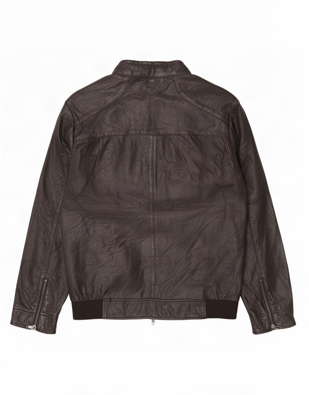 Liu Jo Herren Lederjacke UK 42 XL Schwarz