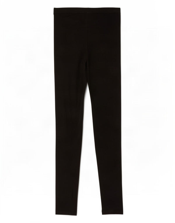 Topshop Damen Leggings UK 8 Small Schwarze Viskose