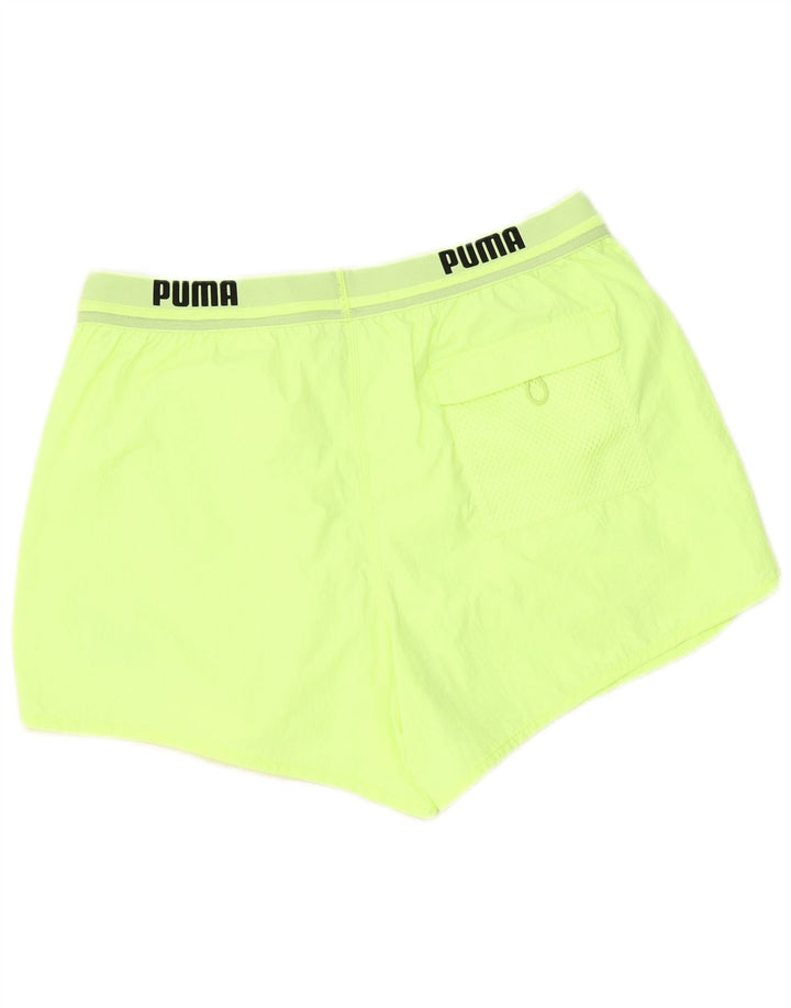 Puma Herren Graphic Sport Shorts Mittelgrünes Polyamid