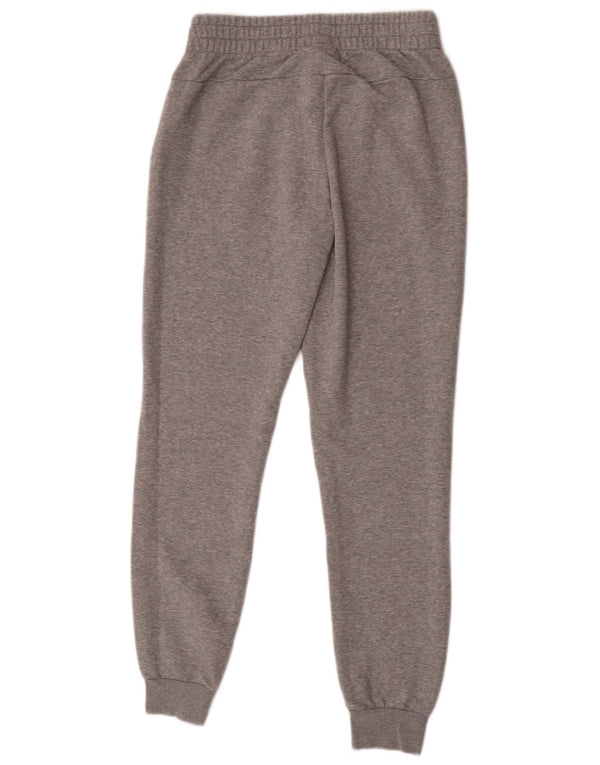 Adidas Womens Tracksuit Trousers Joggers UK 10 Small  Grey Cotton