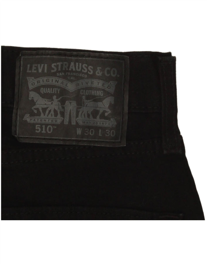 Levi's Herren 510 Skinny Jeans W30 L30 Schwarz
