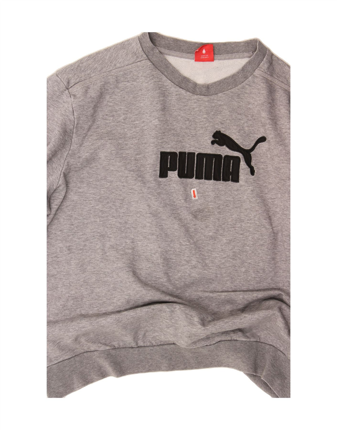 PUMA Womens Oversized Graphic Sweatshirt Jumper UK 20 2XL Grey Vintage Puma and Second-Hand Puma from Messina Hembry 