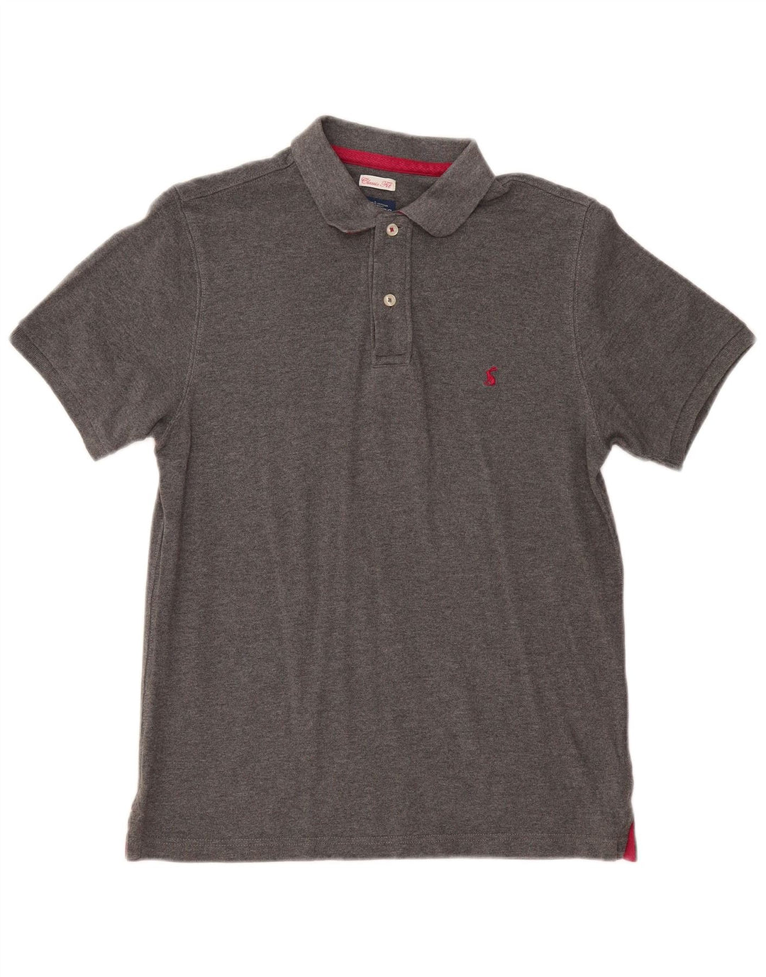 JOULES Herren-Poloshirt mit klassischer Passform, Größe S, Grau, Baumwolle