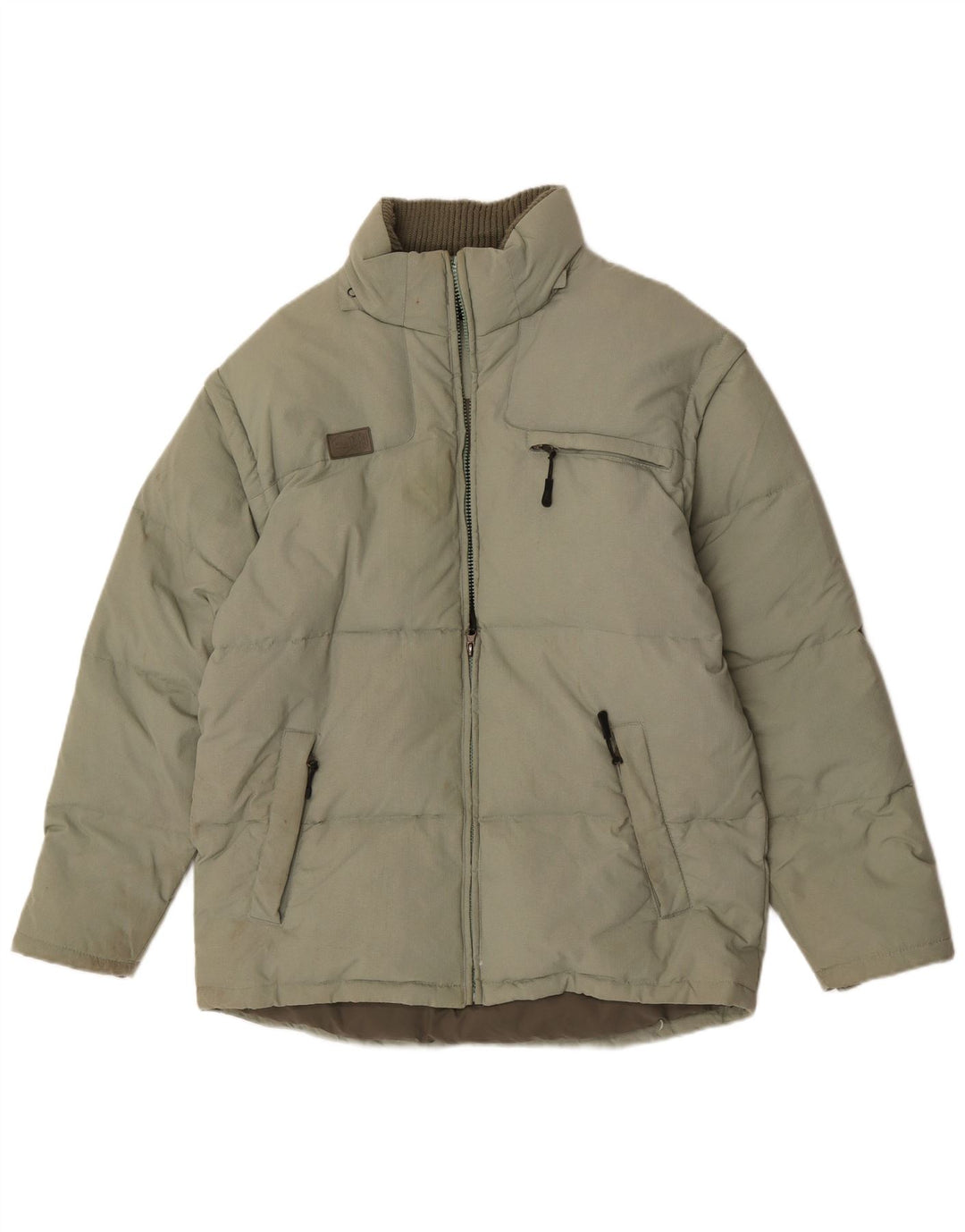 Fila Herren-Jacke mit Kapuze, gepolstert, Größe 40, Grün