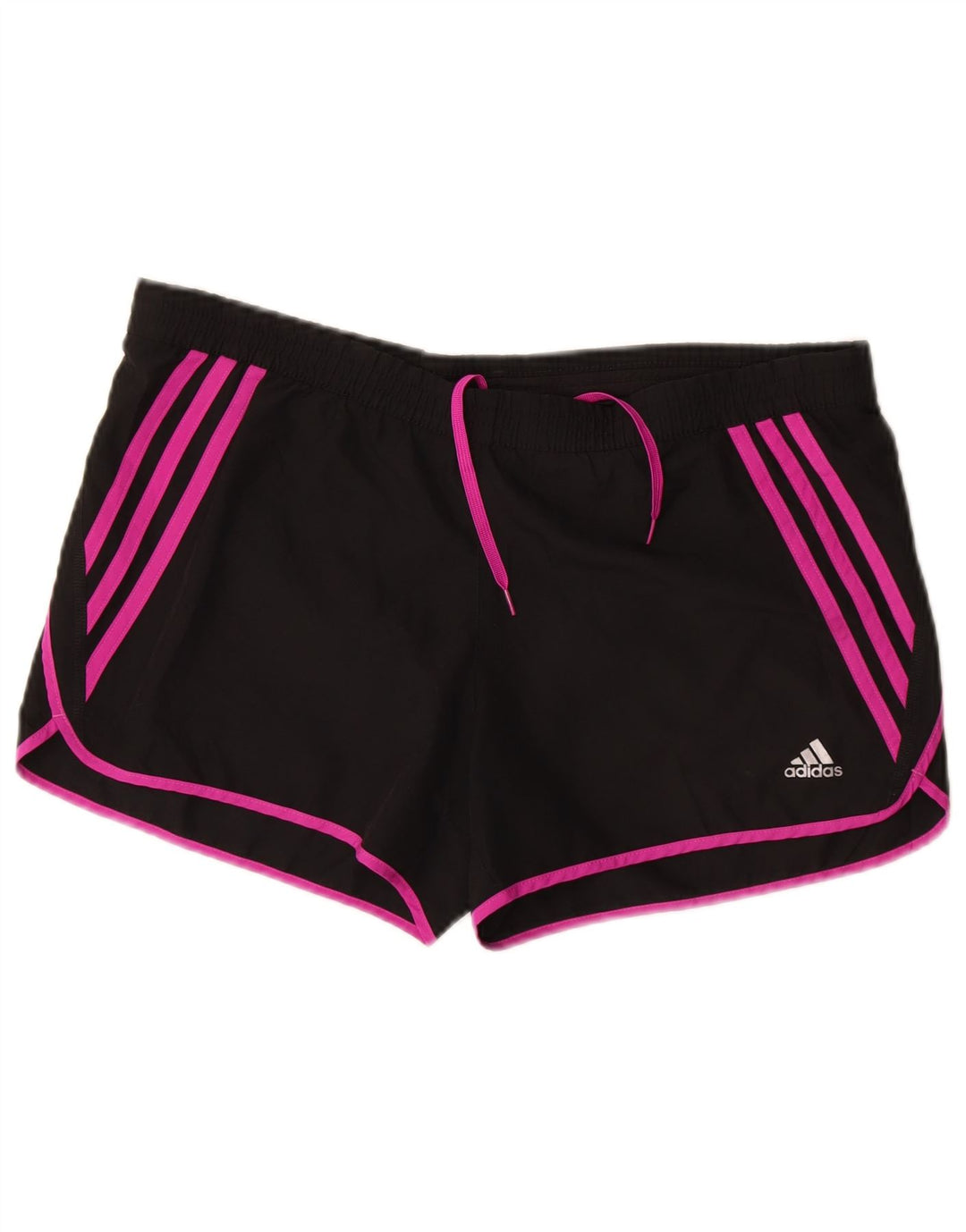 Adidas Damen Climalite Sport Shorts UK 10 Small Schwarz Polyester