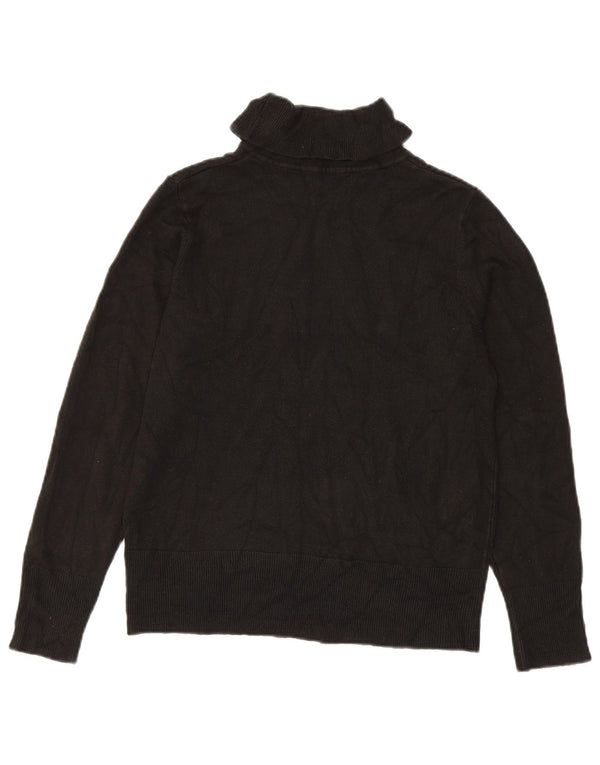 Marks & Spencer Rollkragenpullover für Damen, UK 14, Mittelschwarz, Acryl