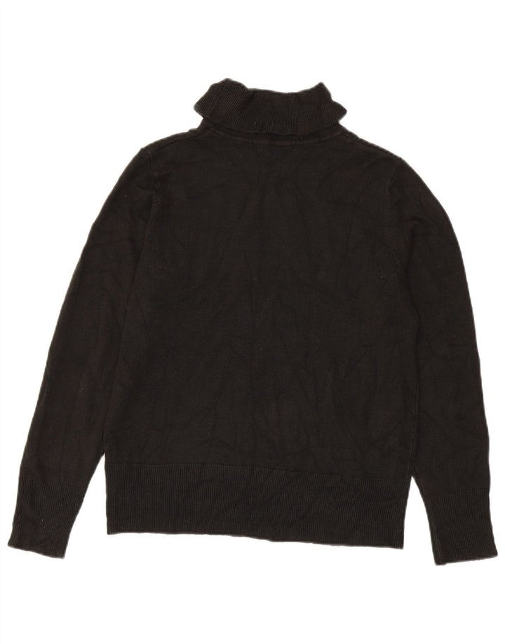 Marks & Spencer Rollkragenpullover für Damen, UK 14, Mittelschwarz, Acryl