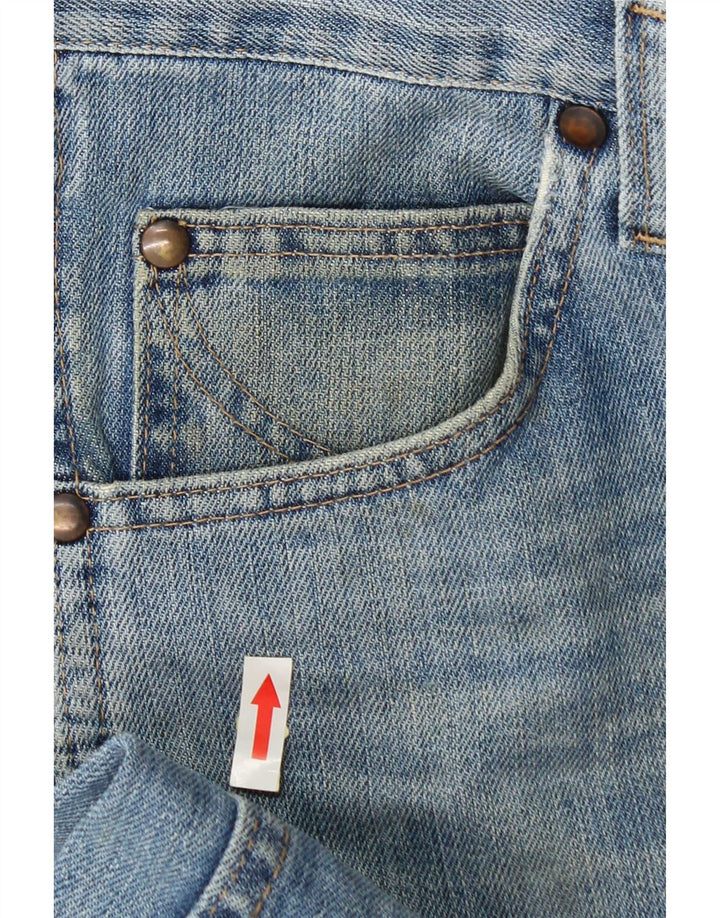 Wrangler Herren Straight Jeans W36 L30 Blaue Baumwolle