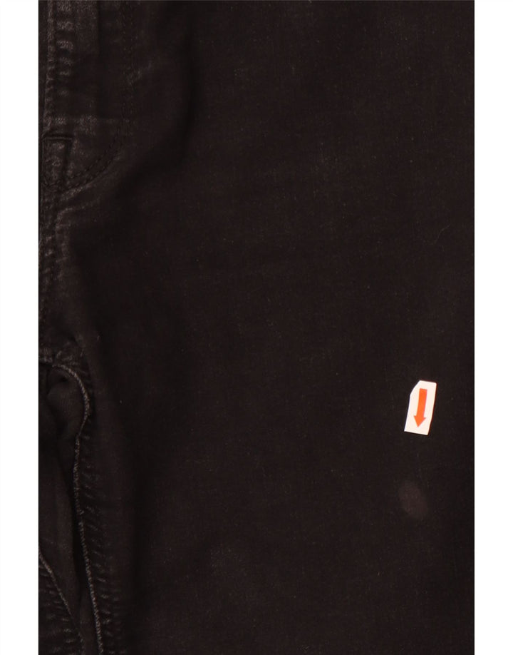 Lee Damen Scarlett Skinny Jeans W32 L29 Schwarze Baumwolle