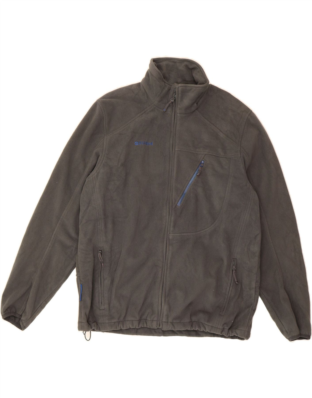 MOUNTAIN WAREHOUSE Mens Fleece Jacket UK 42 XL Grey Polyester Vintage Mountain Warehouse and Second-Hand Mountain Warehouse from Messina Hembry 