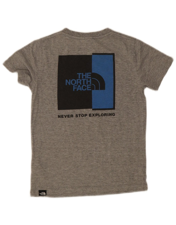 The North Face Jungen-T-Shirt mit Grafik, 9–10 Jahre, mittelgrau gefleckt