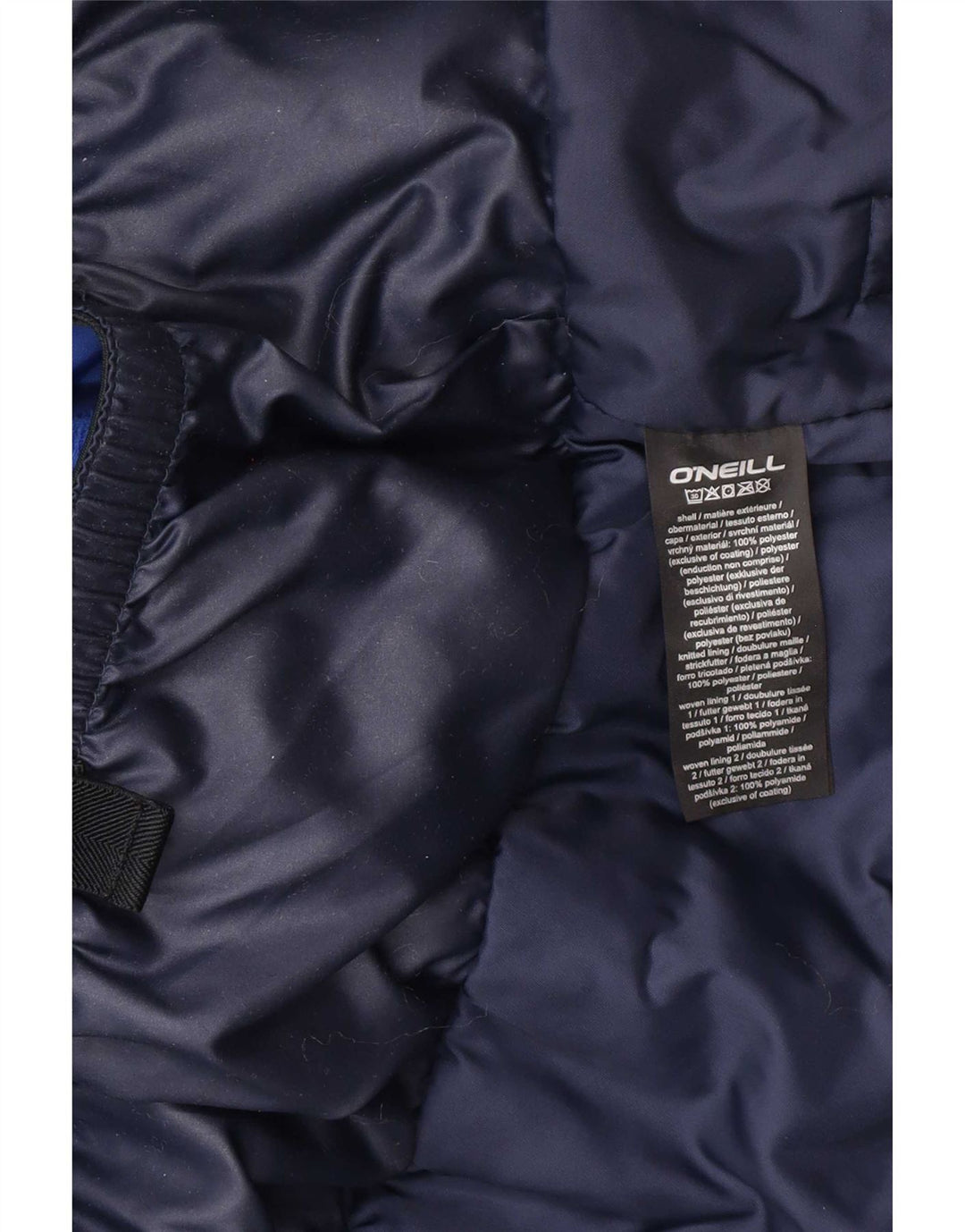 O'Neill Damen-Windbreakerjacke mit Kapuze, Gr. 10, Größe S, Marineblau, gepunktet