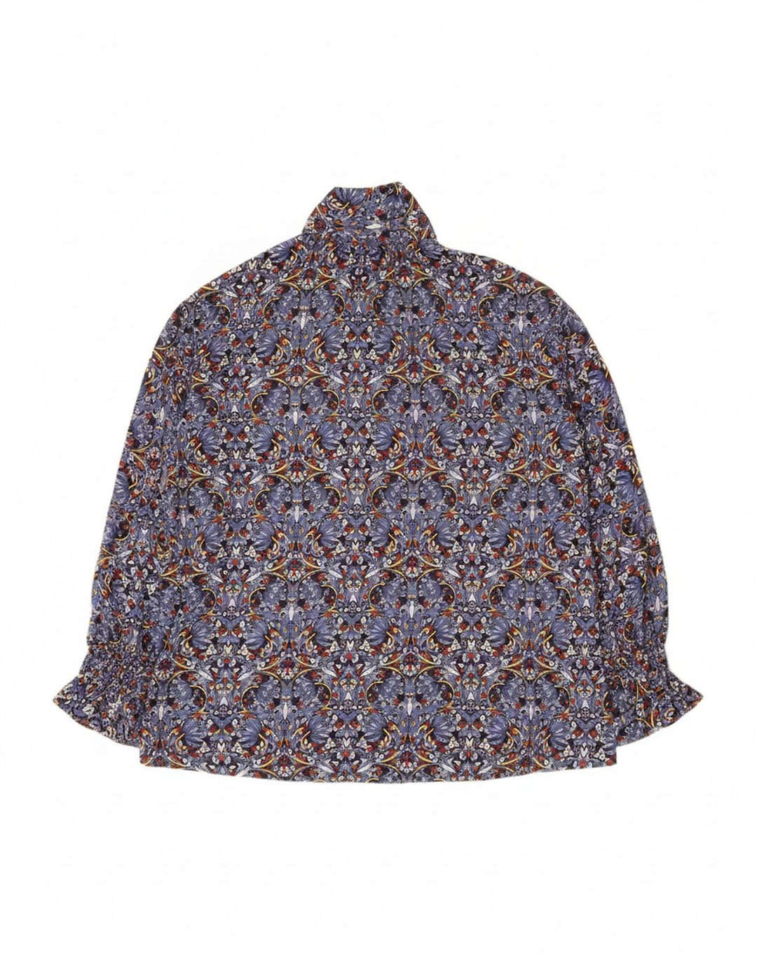 ZARA Womens Oversized Shirt Blouse UK 14 Medium Multicoloured Floral
