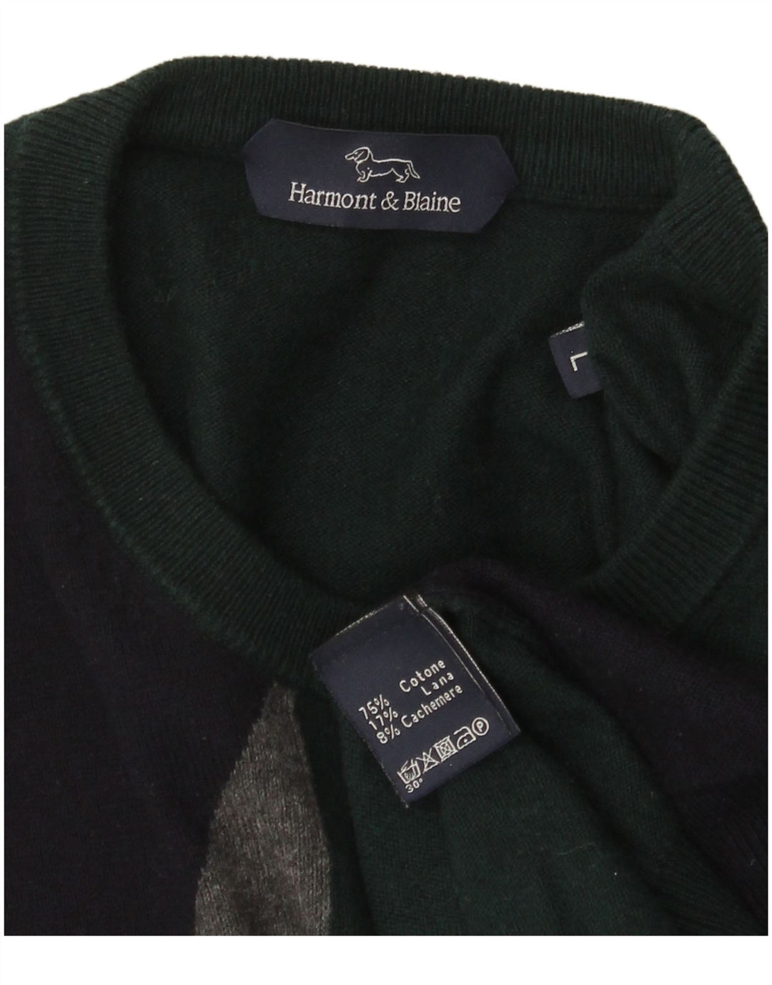 Harmont & Blaine Damen-Pullover mit Rundhalsausschnitt, Gr. 42, Größe L, mehrfarbig