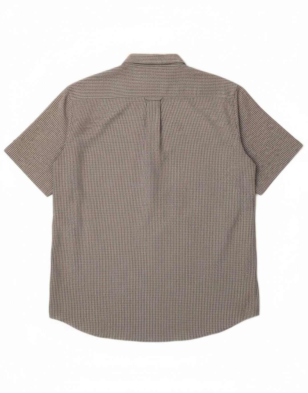 JAMES PRINGLE Mens Short Sleeve Shirt Medium Grey Check
