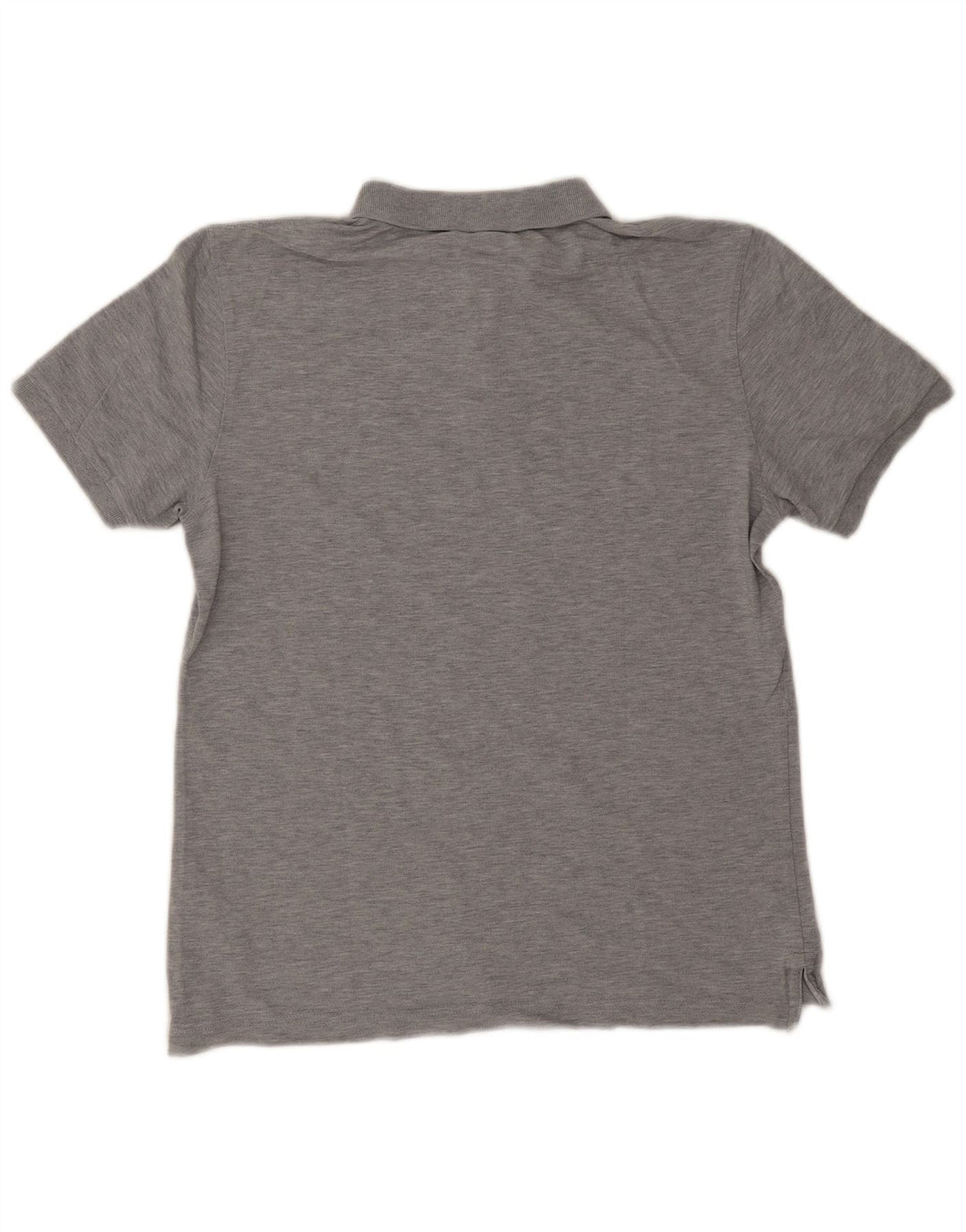 Calvin Klein Herren-Poloshirt aus mittelgrauer Baumwolle