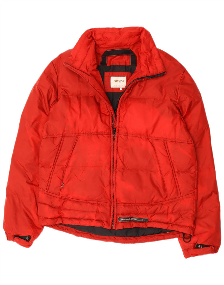 Gepolsterte Herrenjacke von Gas, UK 38, mittelrot, Polyamid