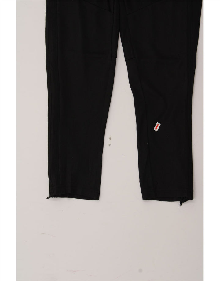 ADIDAS Boys Tracksuit Trousers 11-12 Years Black Polyester Vintage Adidas and Second-Hand Adidas from Messina Hembry 