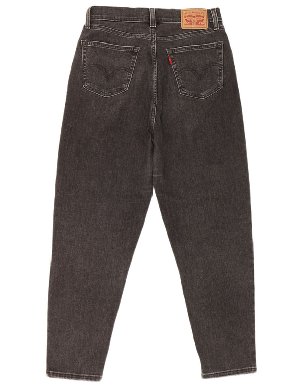 Levi's Damen Boyfriend High Rise Loose Jeans W28 L27 Schwarze Baumwolle