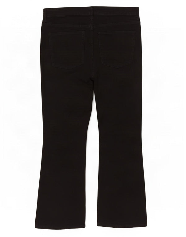 Marks & Spencer Damen The Eva Crop Bootcut Jeans UK 16 Large W36 L27 Schwarz