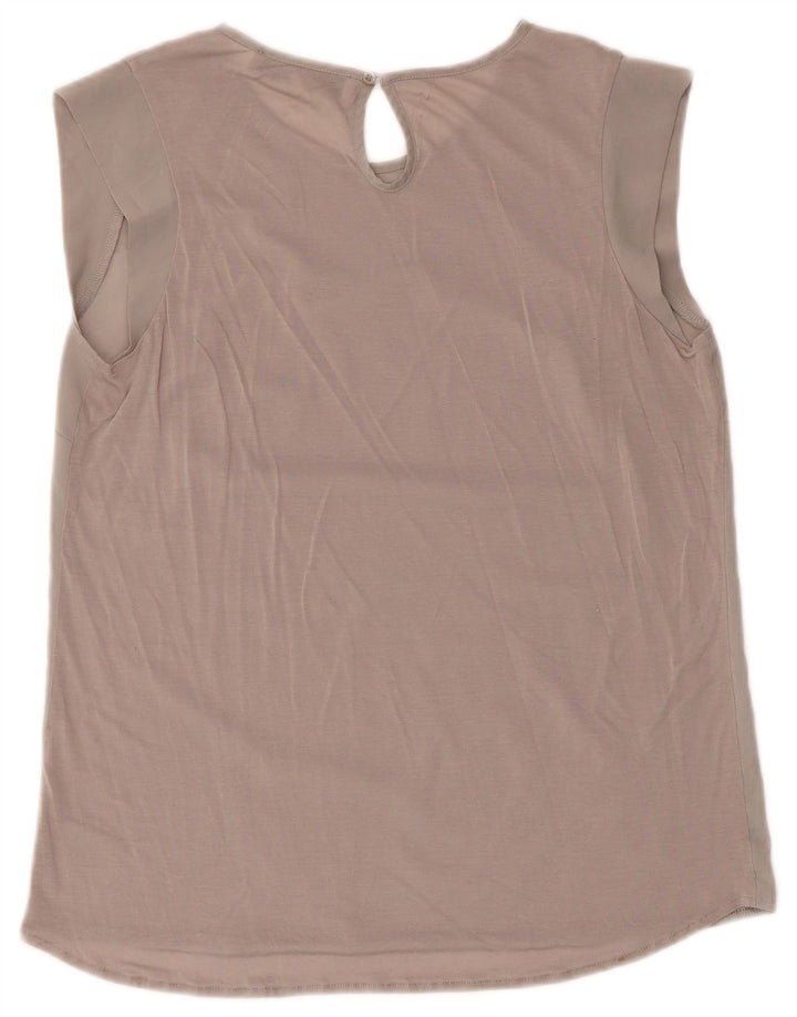 French Connection Damen-Bluse, ärmellos, Größe 44, Grau