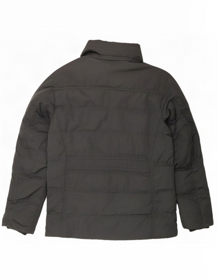 Hackett Herren Wattierte Jacke UK 40 Large Grau Polyester