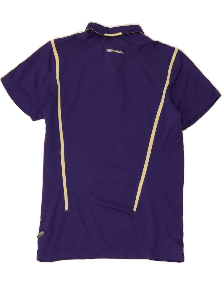 NIKE Womens Washington Polo Shirt UK 12/14 Medium Purple Polyester Vintage Nike and Second-Hand Nike from Messina Hembry 