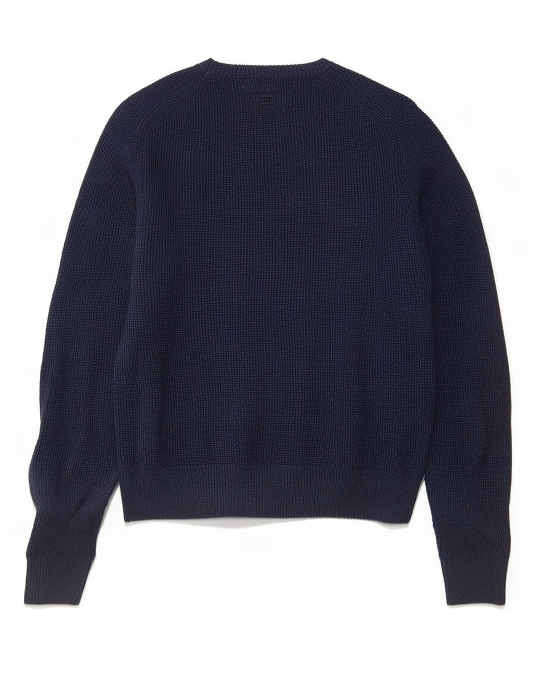 Fat Face Herren-Pullover mit Rundhalsausschnitt, Größe S, marineblau, Baumwolle