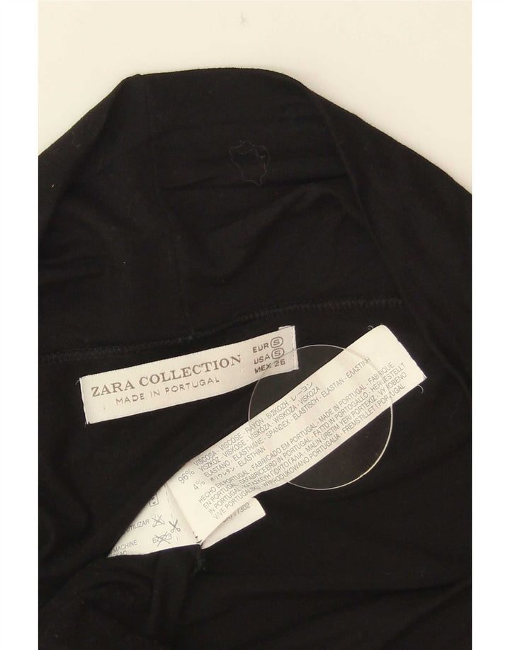 Zara Damen, figurbetontes Kleid, Größe S, Schwarz, Viskose