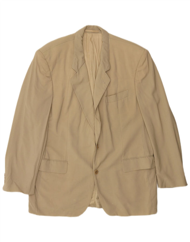 HUGO BOSS Herren-Blazer mit 2 Knöpfen, UK 38, Mittelbeige, Schurwolle