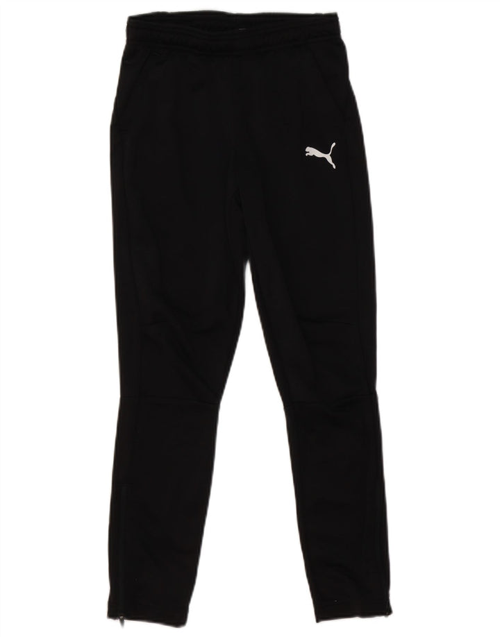 Puma Trainingshose für Jungen, 9–10 Jahre, schwarzes Polyester