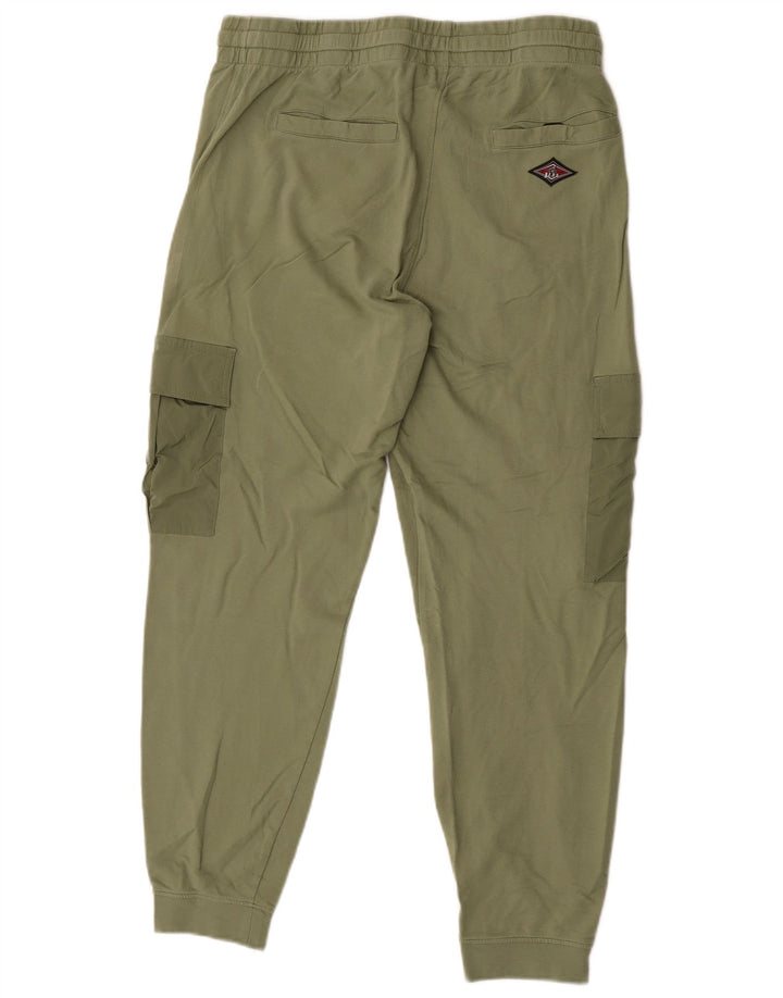 Bear Herren Cargo-Trainingshose, Jogginghose, groß, Khaki, Baumwolle
