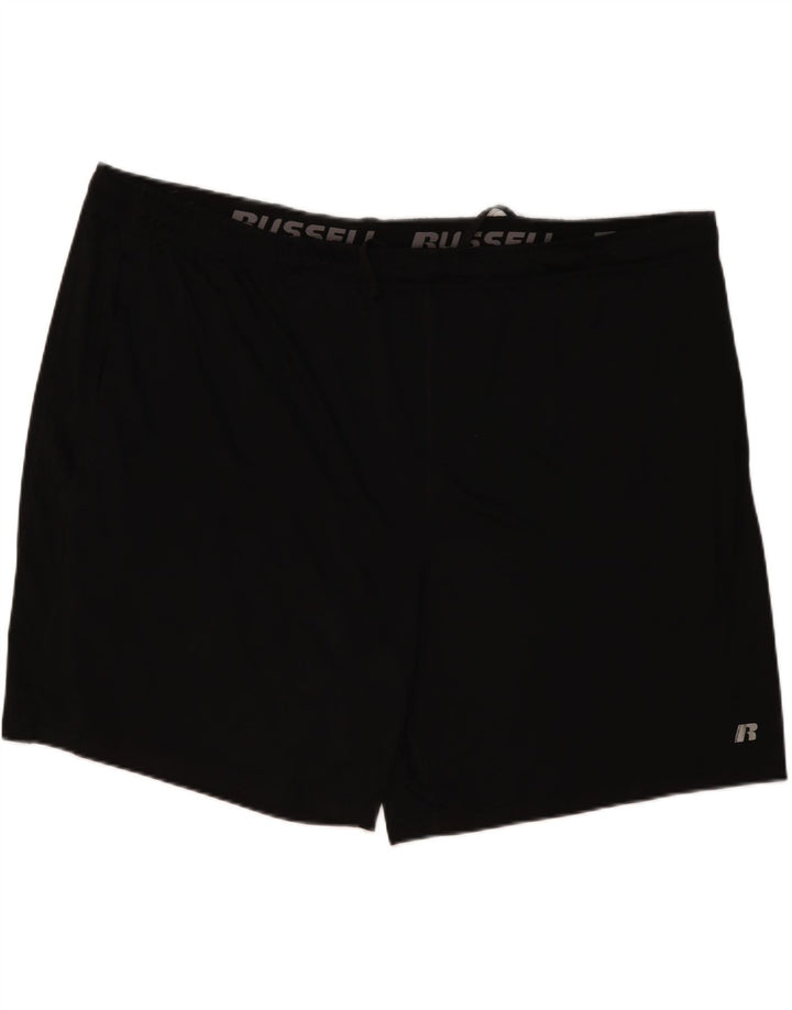 RUSSELL ATHLETIC Herren Dri-Power Sport Shorts 3XL Schwarz Polyester
