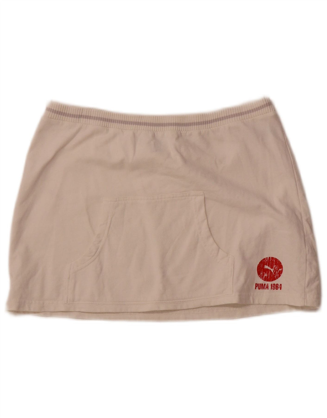 Puma Damen Graphic Minirock Medium W32 Weiß