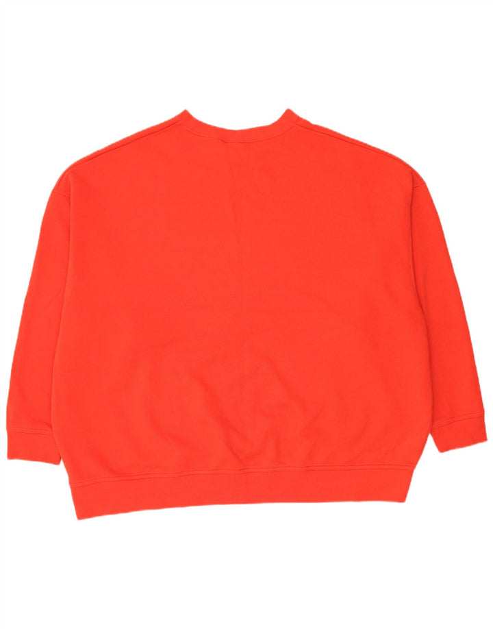 Nike Herren-Sweatshirt mit lockerer Passform, mittelrote Baumwolle