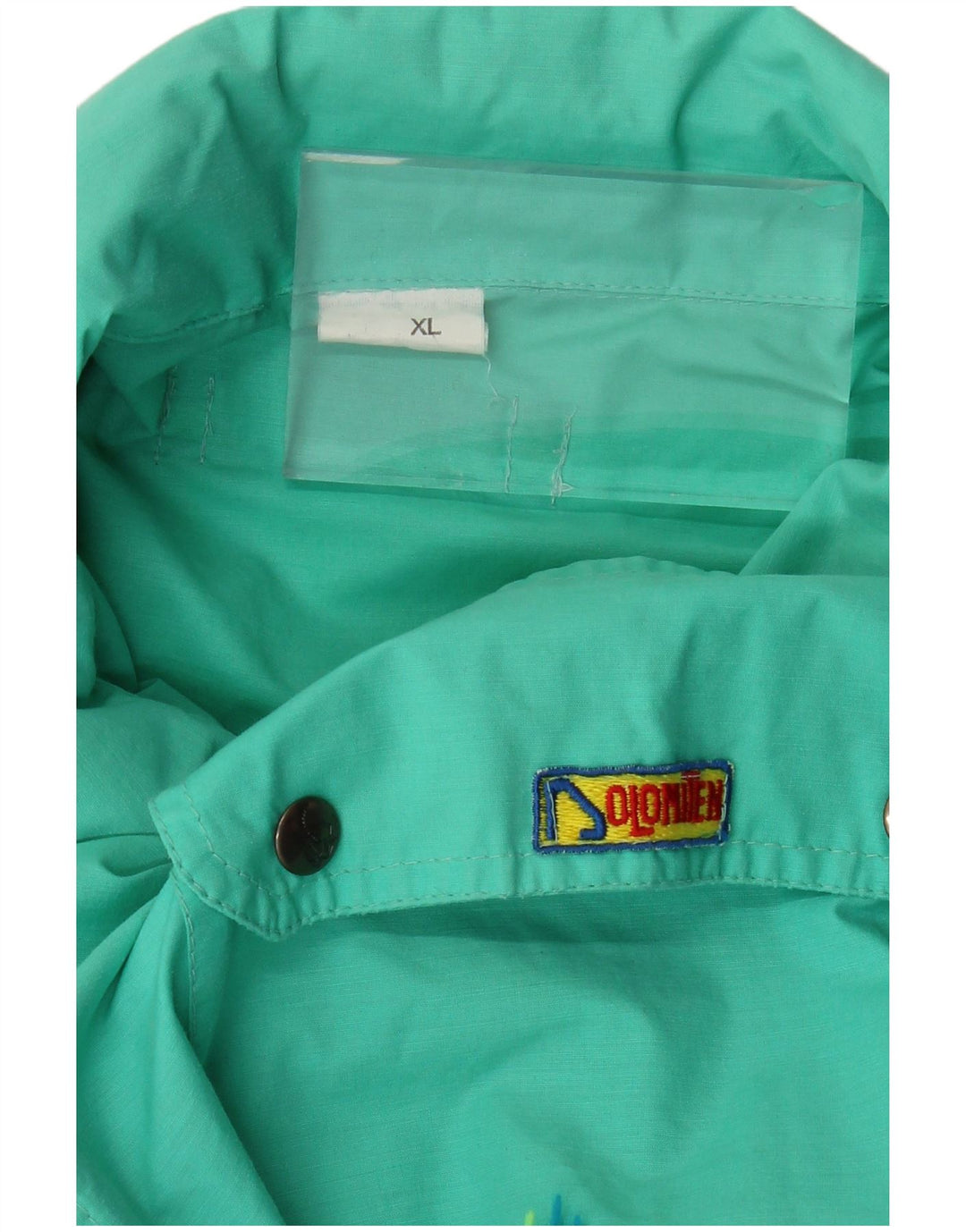 DOLOMITEN Herren-Utility-Jacke mit Kapuze, UK 42, XL, Türkis