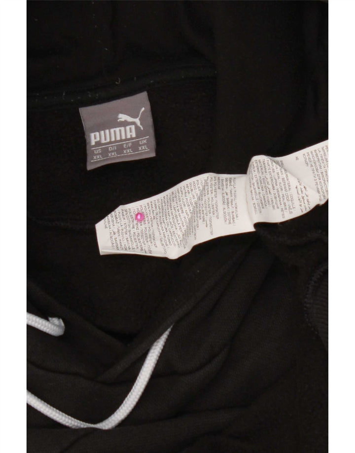 Puma Herren Kapuzenpullover 2XL Schwarz Baumwolle