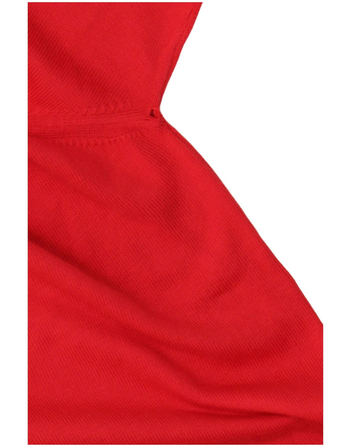 Think Pink Herren-Pullover mit Rundhalsausschnitt, Größe L, Rot